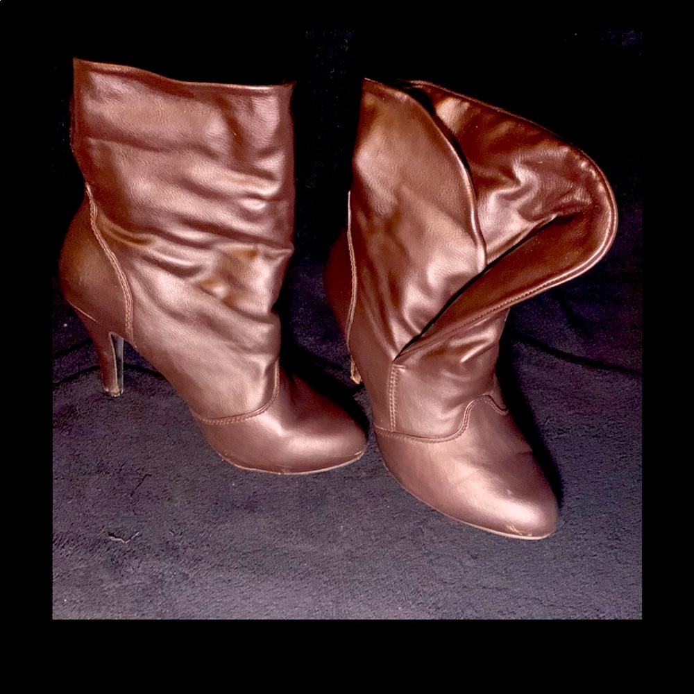 Brown booties- Glaze